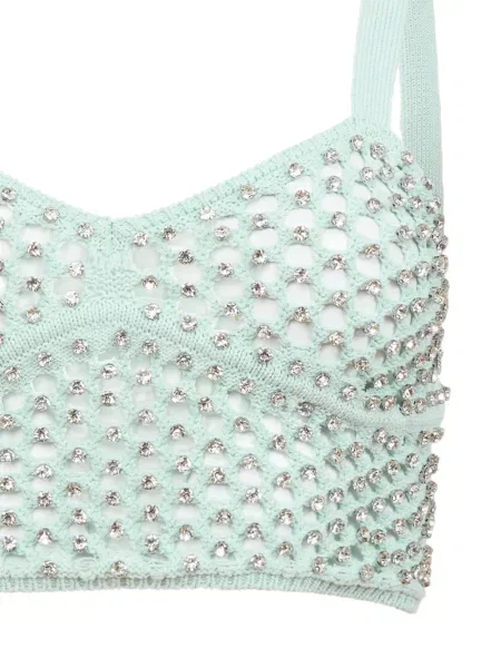 Top Fleur Du Mal verde