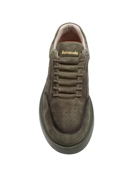 Sneakerși Barracuda din piele de căprioară gri