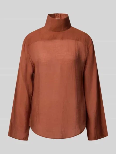 Bluzka w kroju regular fit ze stójką model ESMEE' Topshop