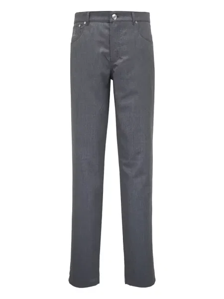 Pantaloni Brunello Cucinelli cu 5 buzunare gri