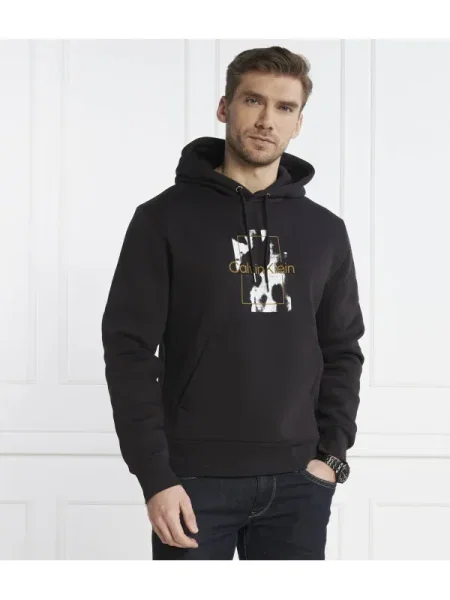 Calvin Klein Hanorac CAMO LOGO negru