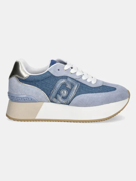Liu Jo Obuwie Kobieta 37 EU Skóra Livo Sneakersy niebieski