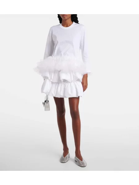 Fustă Noir Kei Ninomiya alb