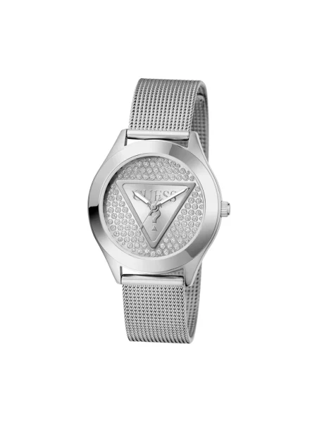 Zegarek Guess z logo szary