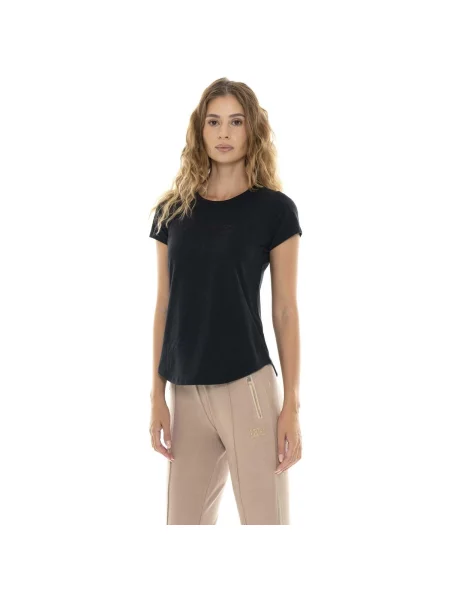 Rövid ujjú rövid ruha Leone 1947 fekete