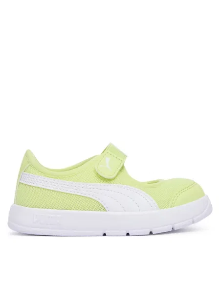 Sportcipők Puma Courtflex v3 Lina V Inf Világoszöld