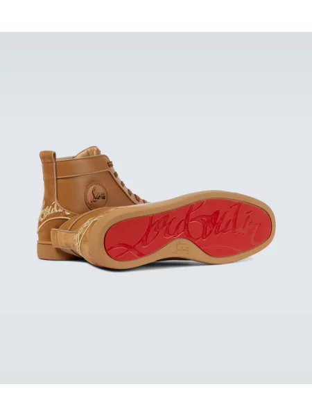 Sneakerși Christian Louboutin maro