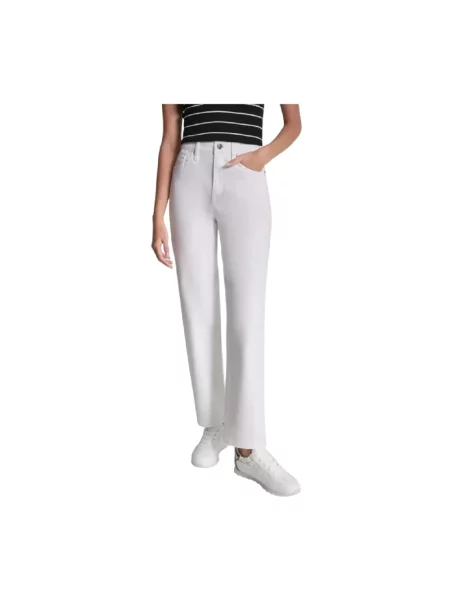 Jeansy Dkny białe