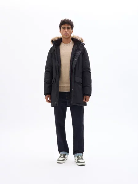 Geacă parka Celio negru