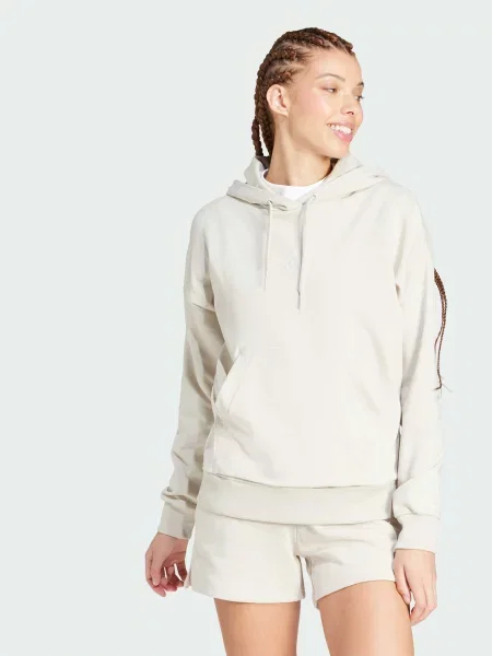 Худі adidas Adidas Essentials комбінований верх бежевий