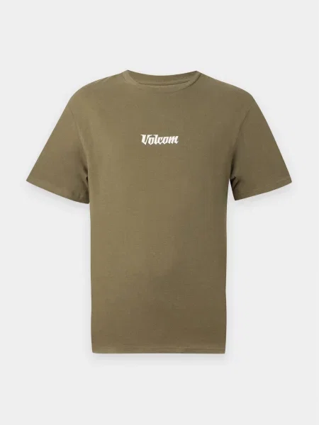 Volcom Tricou LINEAR oliv / portocaliu alb