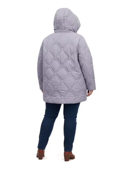 Демісезонна куртка STREAM світло-сірий текстиль/поліестер сіра