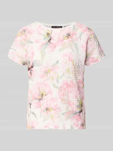 T-shirt w wzorze na całej powierzchni z fakturowanym wzorem Betty Barclay
