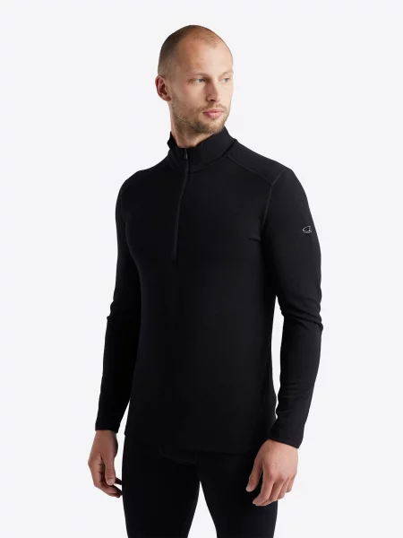 ICEBREAKER Tricou funcțional negru