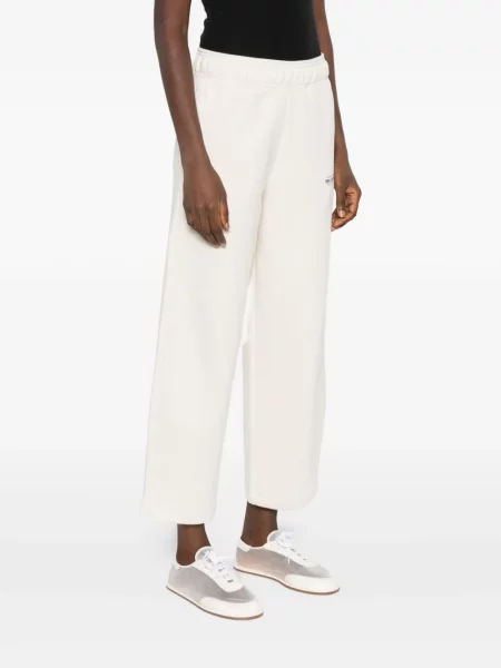 Semišový sportovní top New Balance s výšivkou s kapucí černý