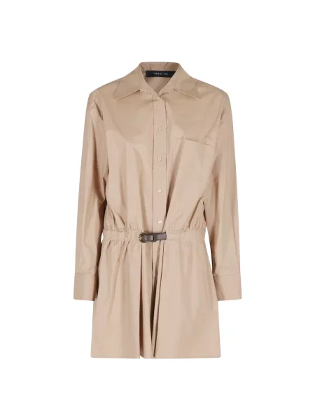 Sukienka Federica Tosi brązowa