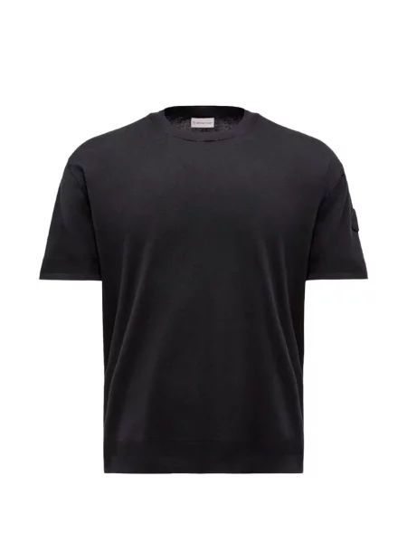 Tricou Moncler cu decolteu rotund negru
