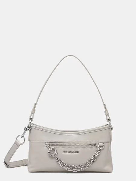 Love Moschino geantă pentru femei cu imitație de piele gri