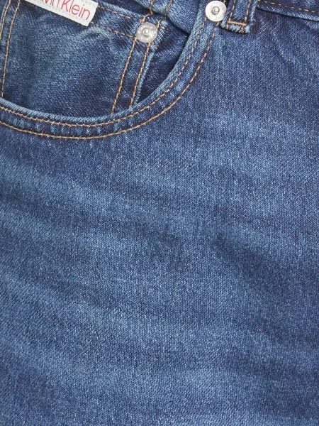 Короткі джинсові шорти Calvin Klein Jeans сині