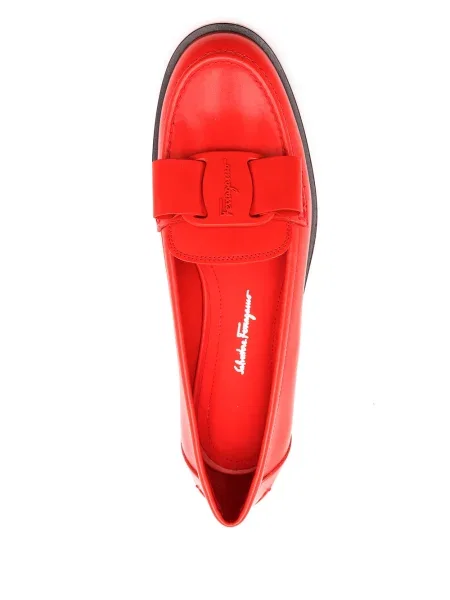 Pantofi loafer Ferragamo roșu