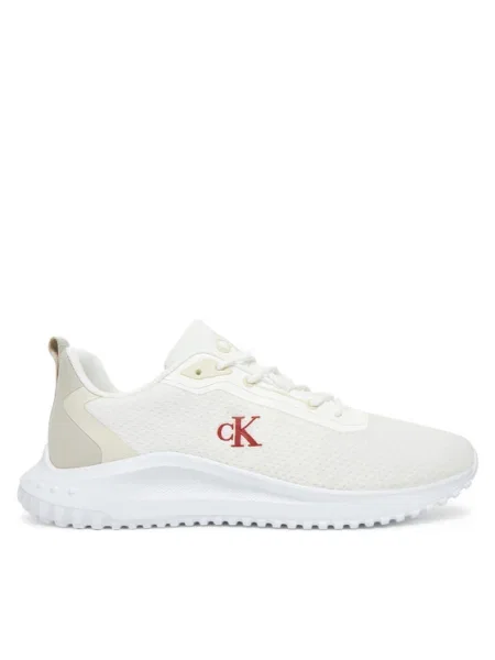 Calvin Klein férfi cipő Hike Runner Mix Mesh Bright White/Moonstruck/Tandoori Fényes Fehér/Moonstruck/Tandoori. Méret: 40 EU fehér