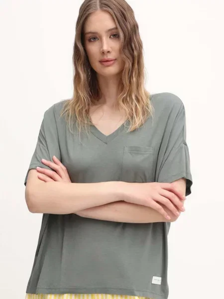 Тениска Tommy Hilfiger зелено