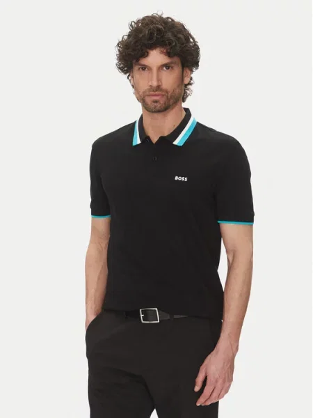 BOSS Polo Paddy Ap Heritage czarny