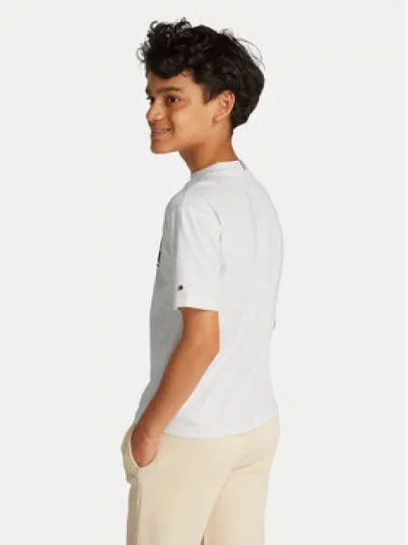 Dětské tričko Tommy Hilfiger bílé