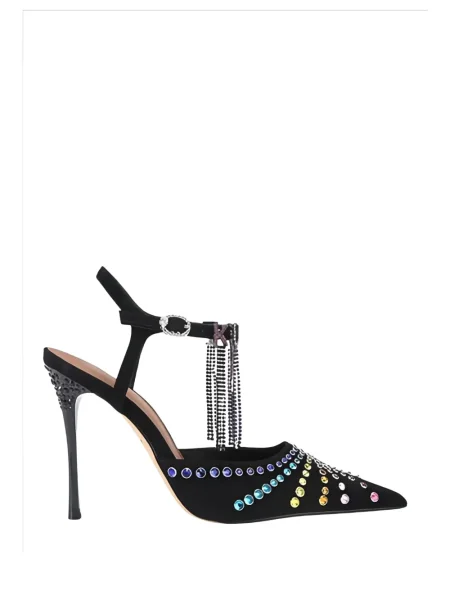 Pantofi cu toc Kurt Geiger London de cristal negru