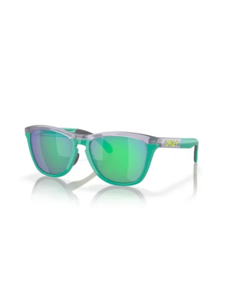 Okulary Oakley Frogskins Range Transparent Lilac/Celestial soczewki Prizm Jade zielone