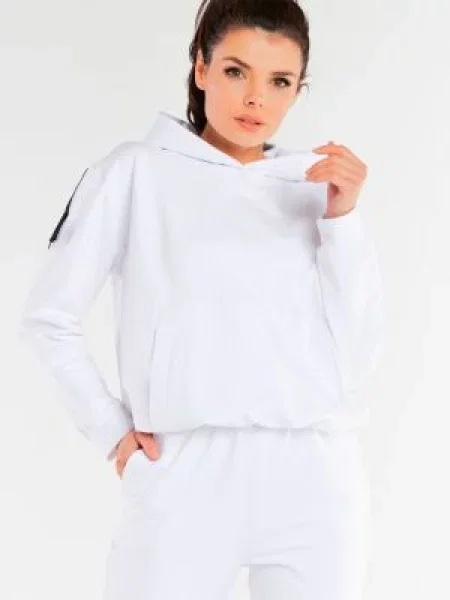 Bluza z kapturem Infinite You biała