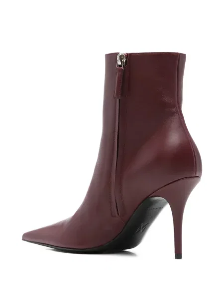 Botine Amina Muaddi din piele violet