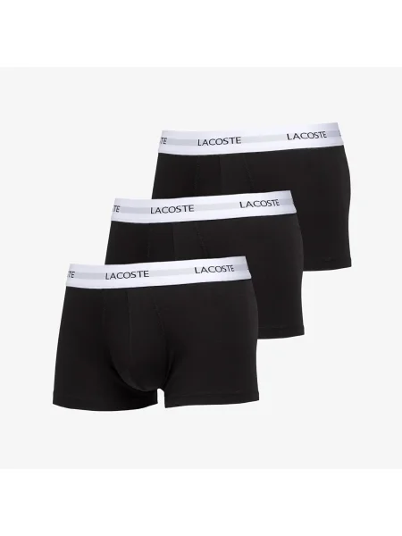 Boxerky LACOSTE Trunk Black L černé