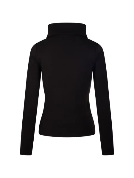 Pulover Courreges cu broderie maro