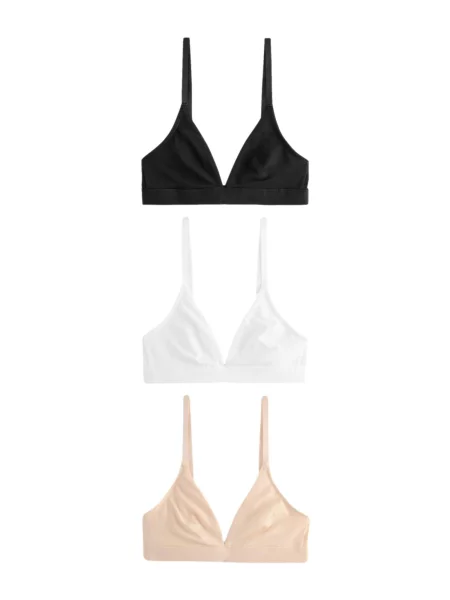 Next Sutien bej deschis / negru alb