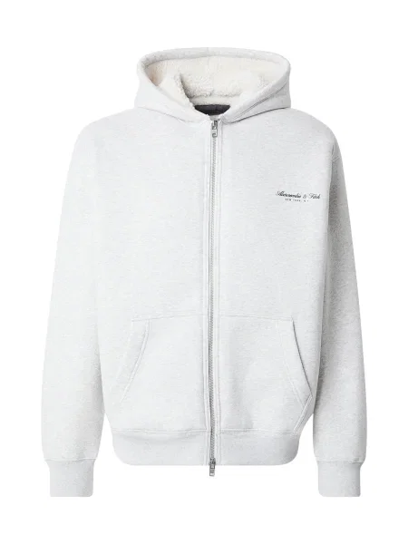 Abercrombie & Fitch Gornji dio trenirke siva melange crna