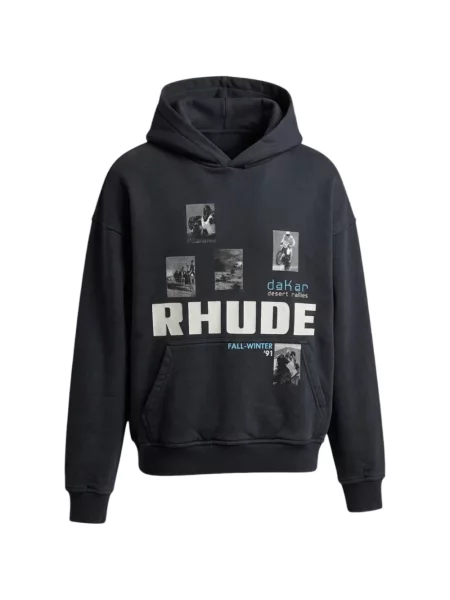 Hanorac cu glugă Rhude negru