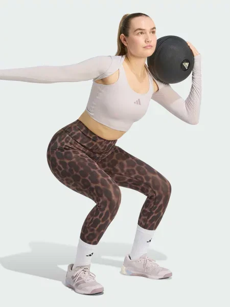 Спортивная футболка Adidas фиолетовая