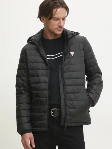 Яке Guess Jeans преходен модел черно