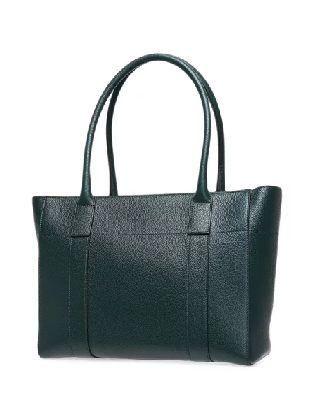 Geantă shopper Mulberry din piele verde