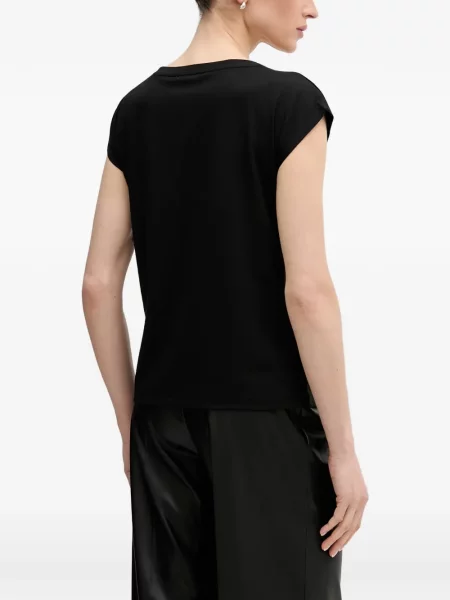 Tricou Dkny cu autograf negru