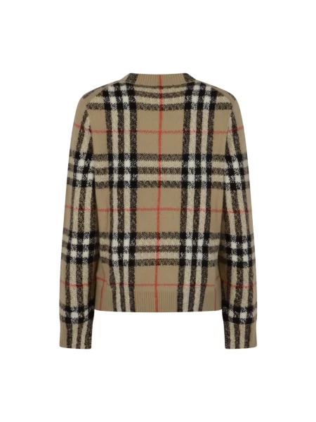 Sweter Burberry wełniany beżowy