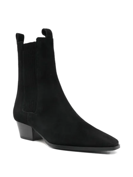 Botine Aeyde din piele de căprioară negru