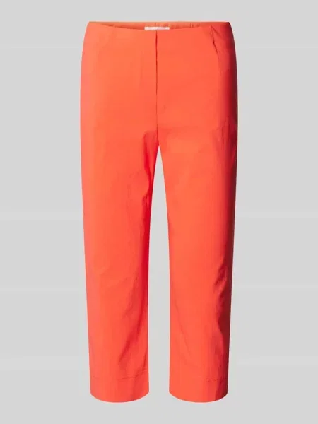 Spodnie capri w jednolitym kolorze model ‘INA’ Stehmann