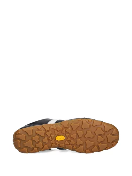 Sneakerși Wales Bonner din piele cu dungi negru