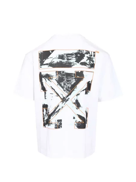 Tricou Off-white cu imagine alb