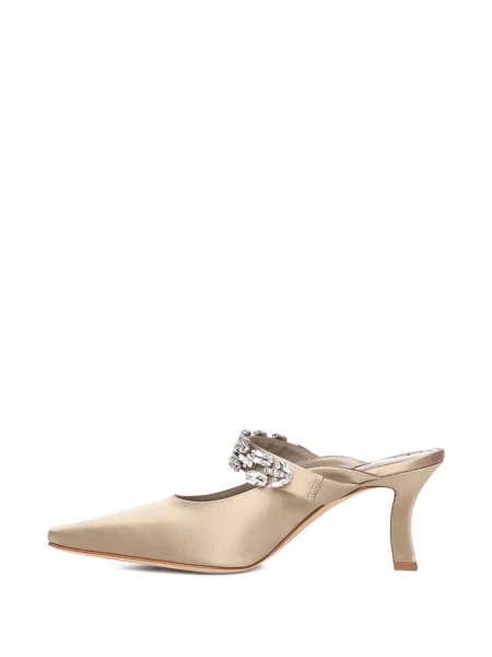 Pantofi cu toc Manolo Blahnik de cristal