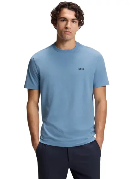 Tricou Boss stretch albastru