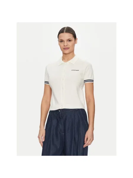 Guess Jeans Polo majica Kremna Regular Fit