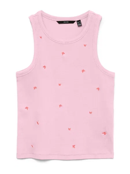 VERO MODA Top VMNAJA roz roșu